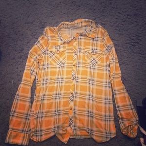 Yellow plaid shirt